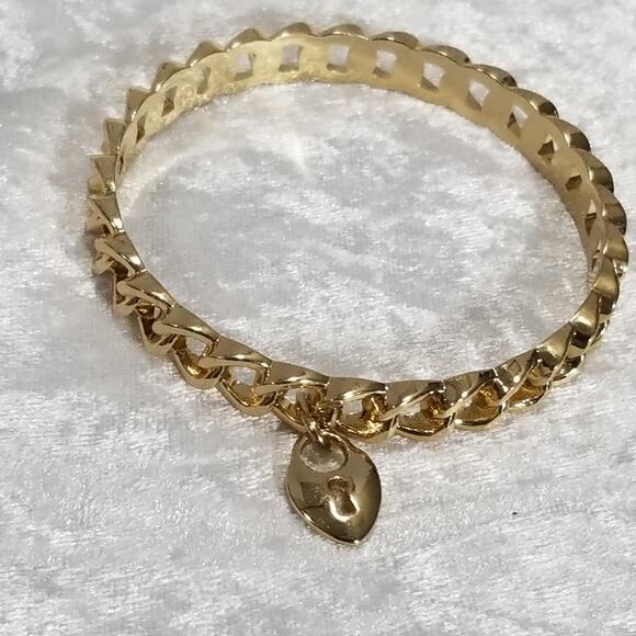 Graziano cn signed gold tone bracelet 1.1983 - Picture 5 of 9